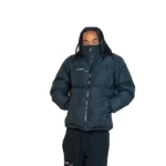 Doudoune noir sans capuche